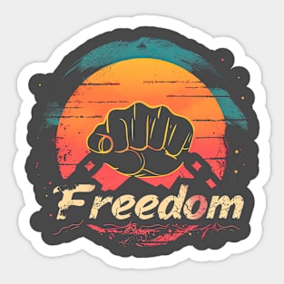 Freedom version 2 Sticker